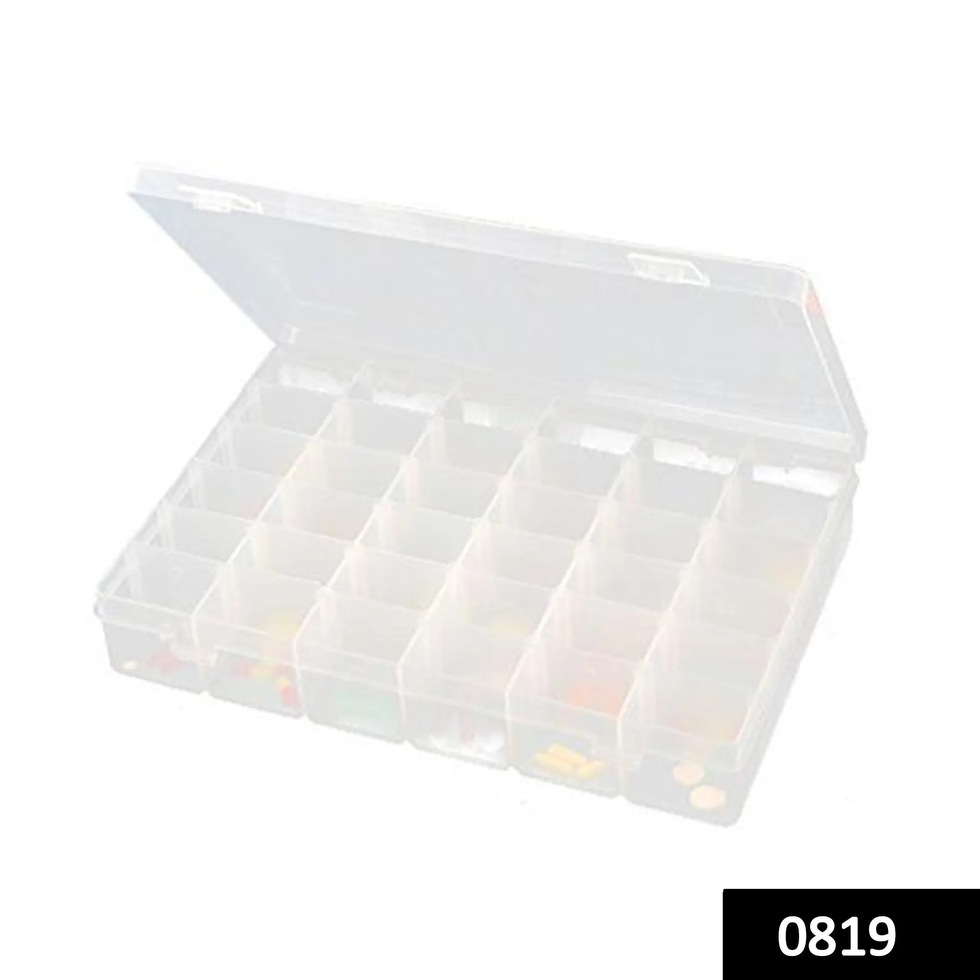 0819 24 Compartments Display Storage Case Box for Rings Earing