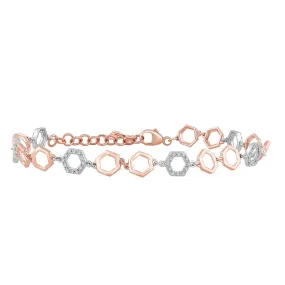 10K 0.27ct Diamond Bracelet