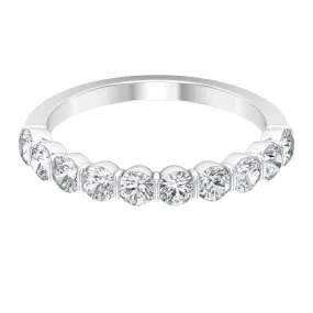 1.25 CT Diamond Eternity Ring in Bar Setting