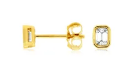 14 Karat Yellow 0.25ct Diamond Stud Earrings