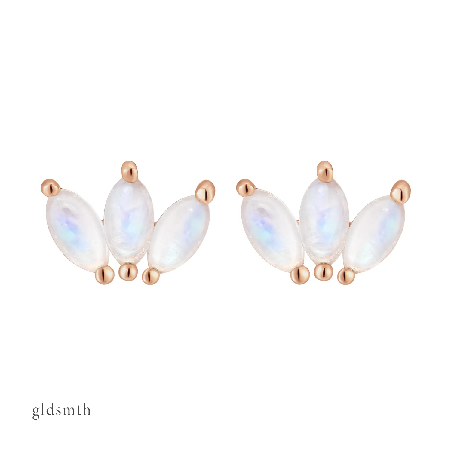 14k Rose Gold Elora Studs