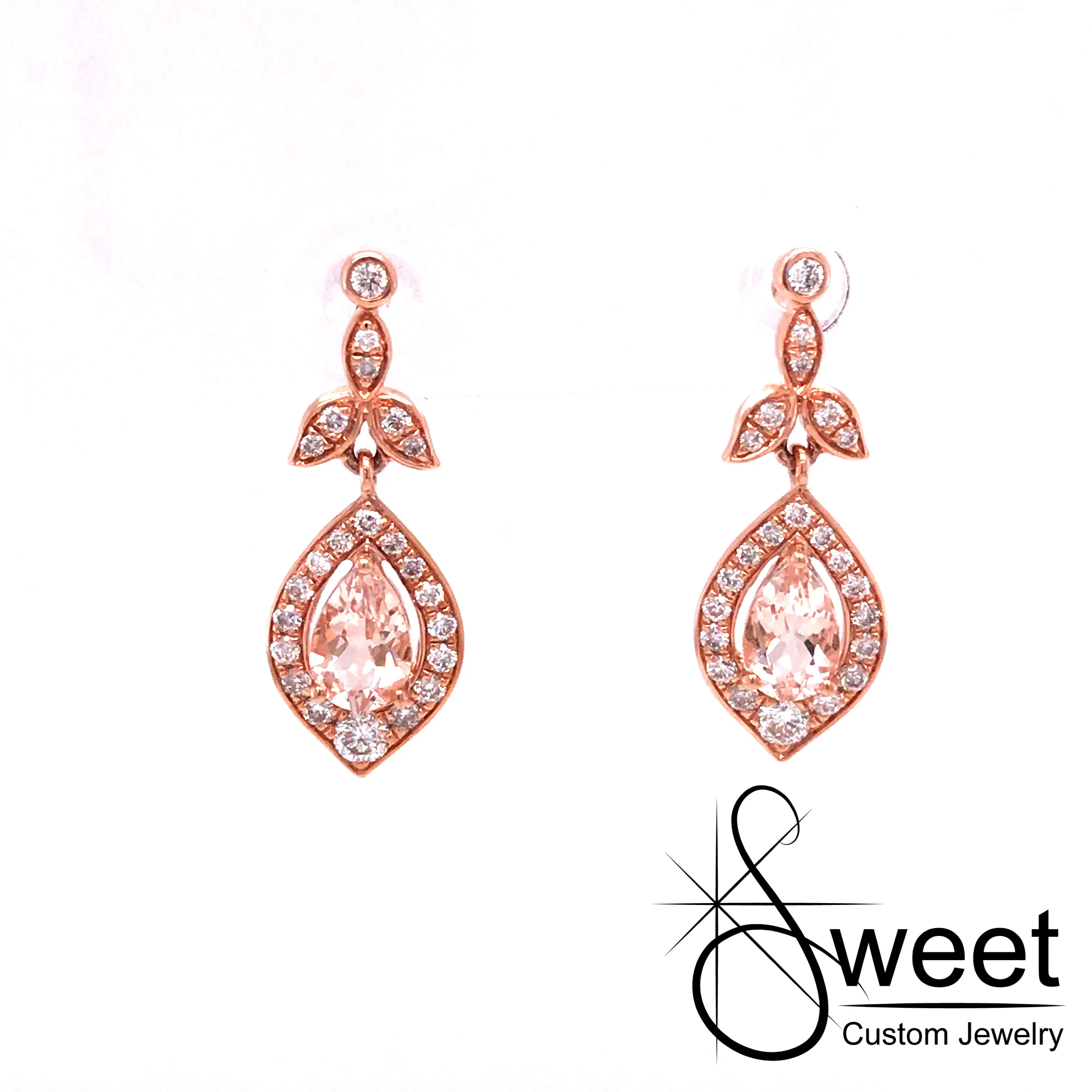 14KT ROSE GOLD EARRINGS