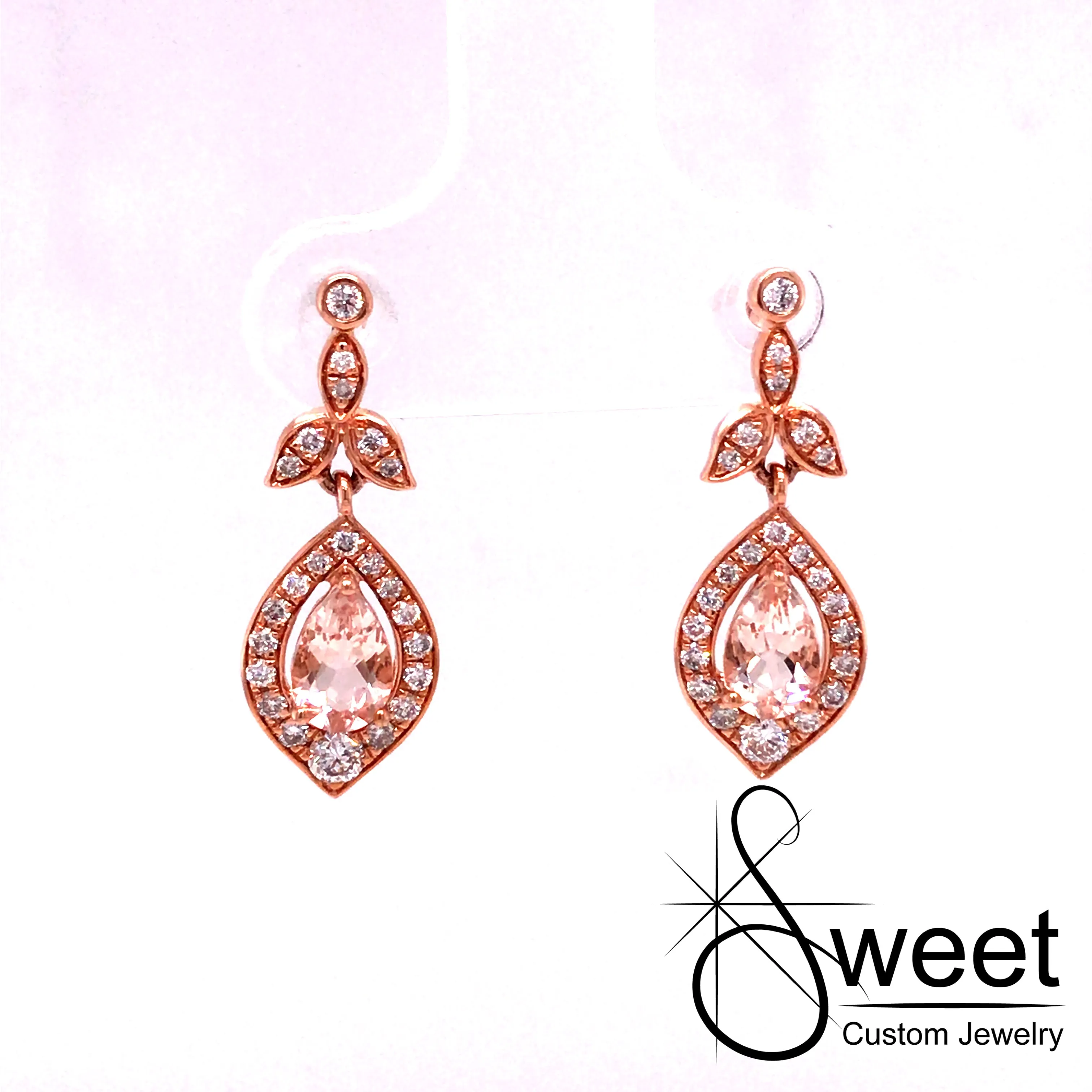 14KT ROSE GOLD EARRINGS