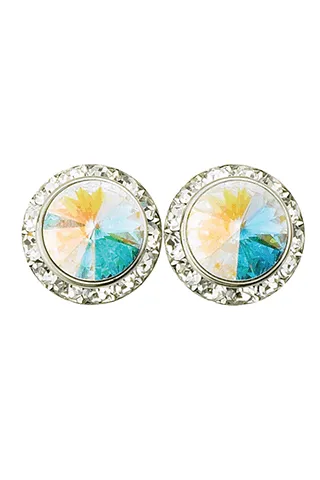 15MM SWAROVSKY CLIP ON EARRINGS