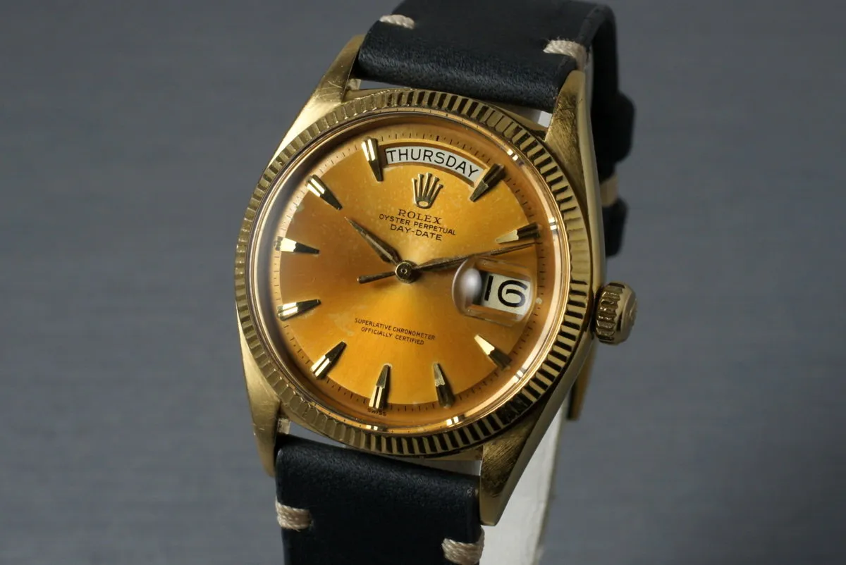 1961 Rolex YG Day-Date 1803 with Box and Papers