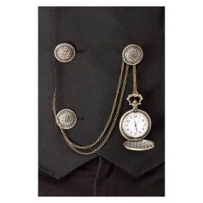 20s Pocket Fob Watch Adult Gold Silver