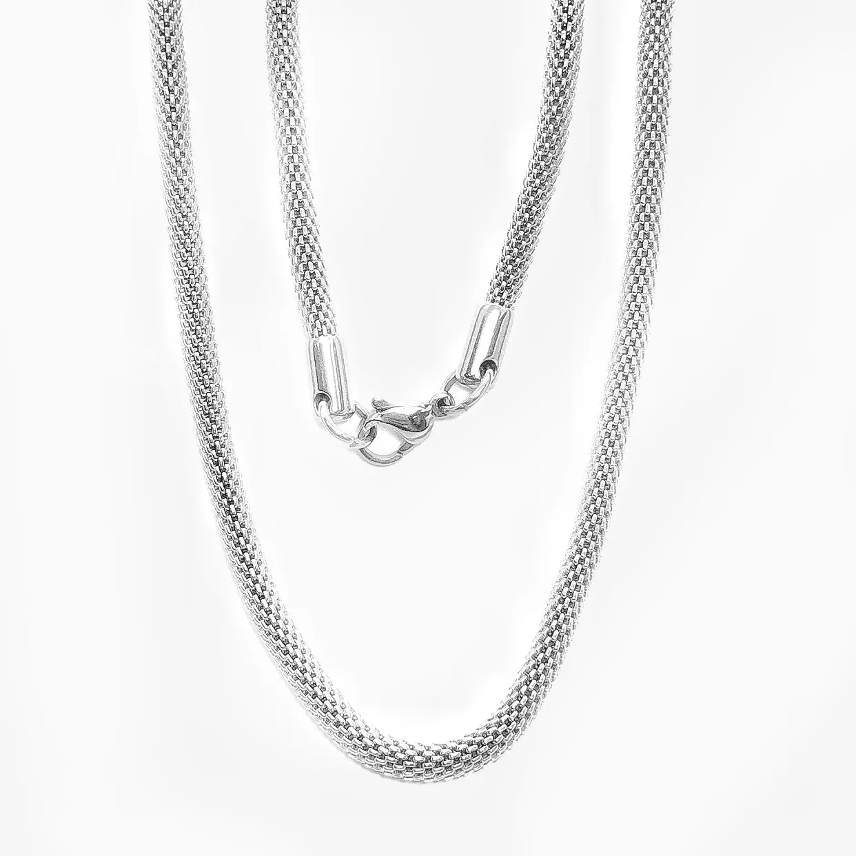 24 inch Wide Hollow Mesh Stainless Steel Chain