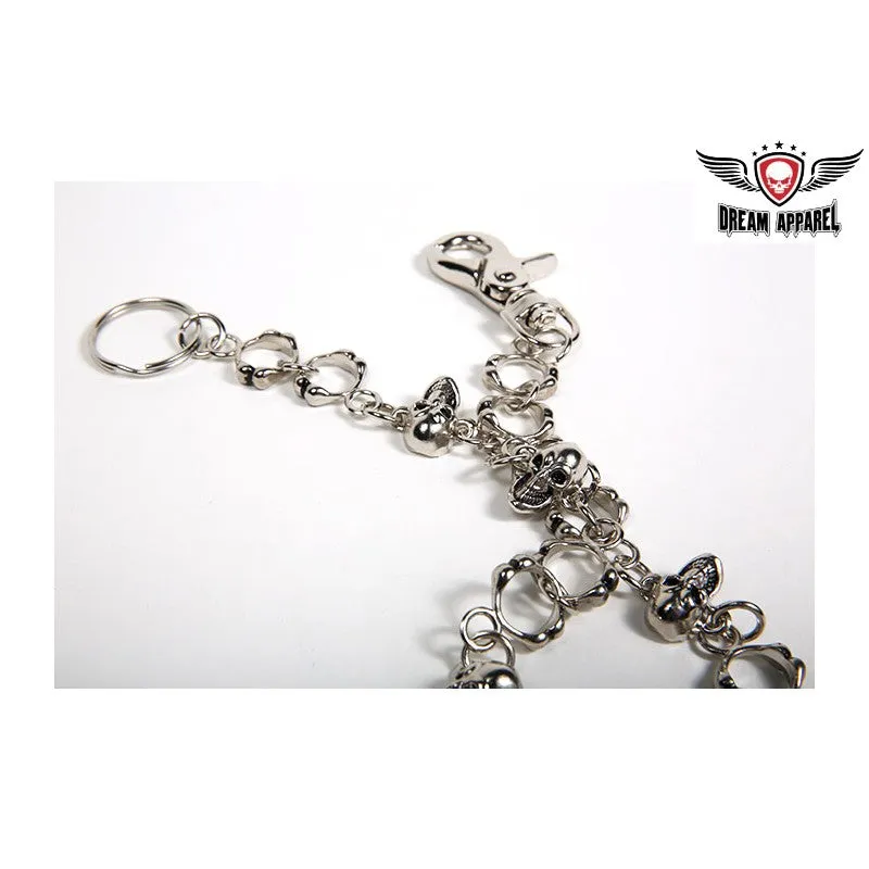 25" Biker Skull Chain