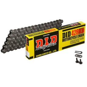 428HD x 120 heavy duty DID chain w/clip link (428HD120)