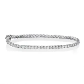 4.50 ct Round Brillant Cut Diamond Tennis Bracelet