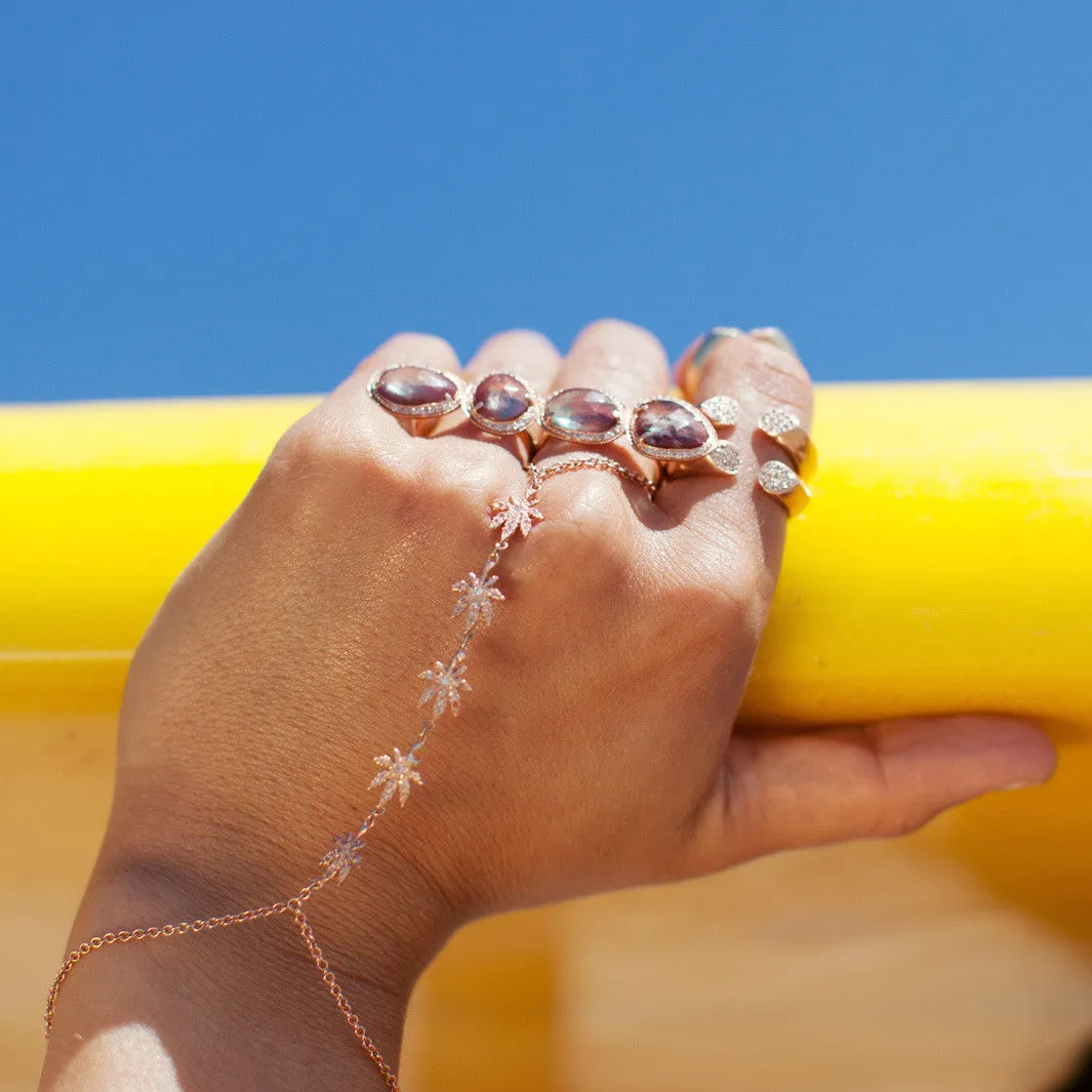 5 SWEET LEAF FINGER BRACELET