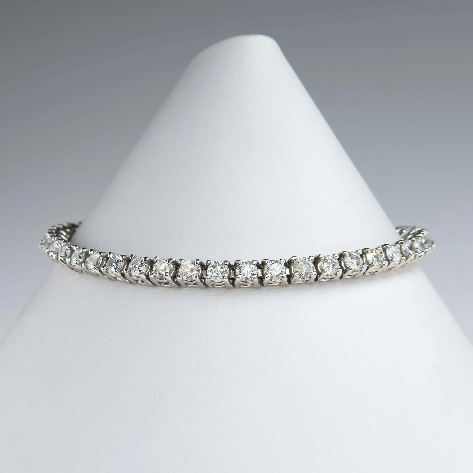 5.00ctw Round Diamond 7.25" Tennis Bracelet in 14K White Gold