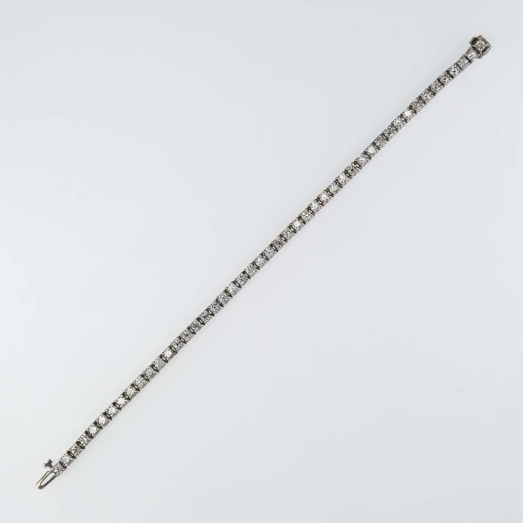 5.00ctw Round Diamond 7.25" Tennis Bracelet in 14K White Gold