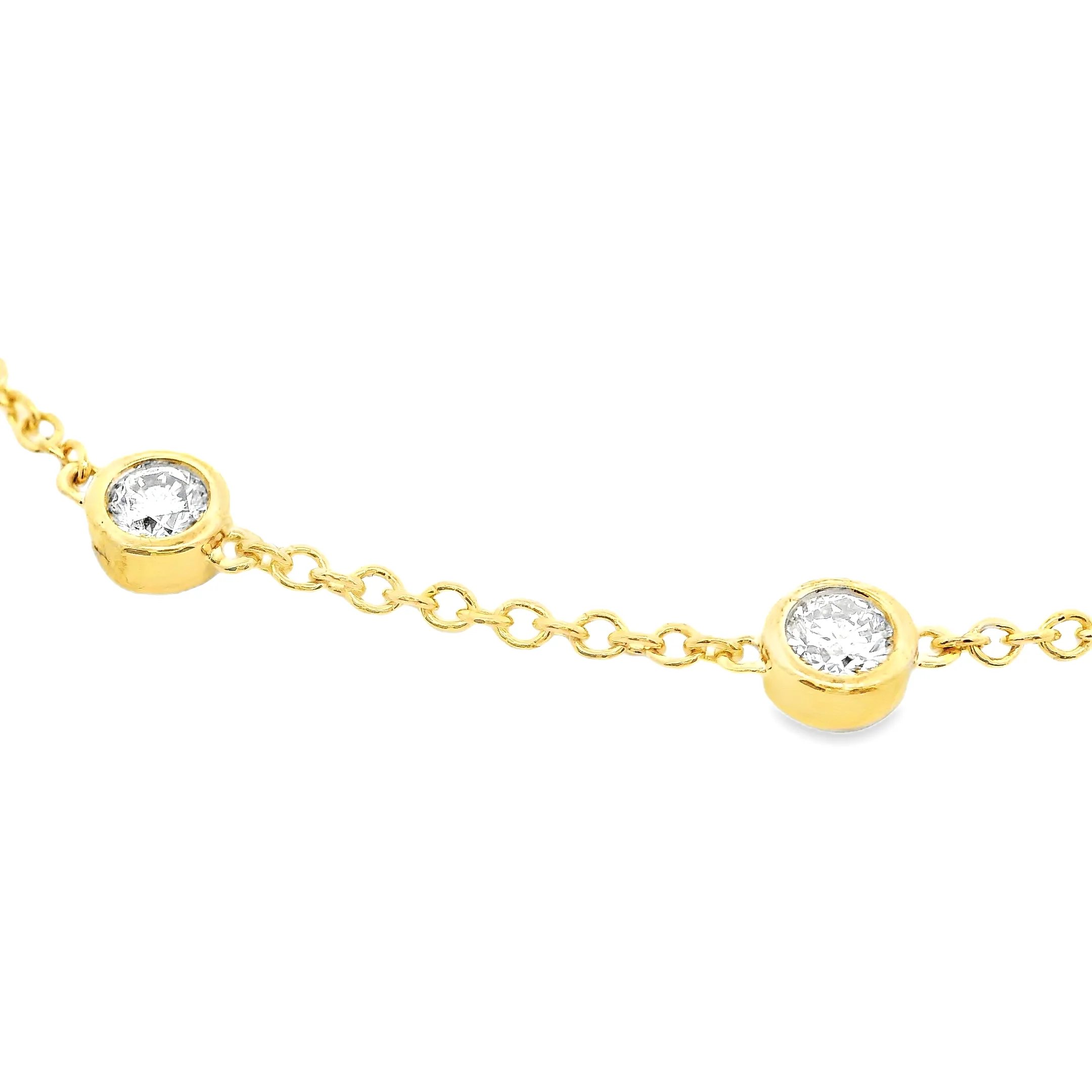 .50ct 14k Yellow Gold Diamond Bracelet