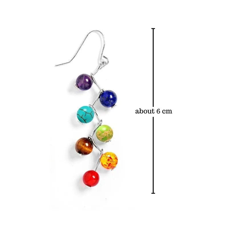 7 Chakra Earrings - Activate Energy Centers