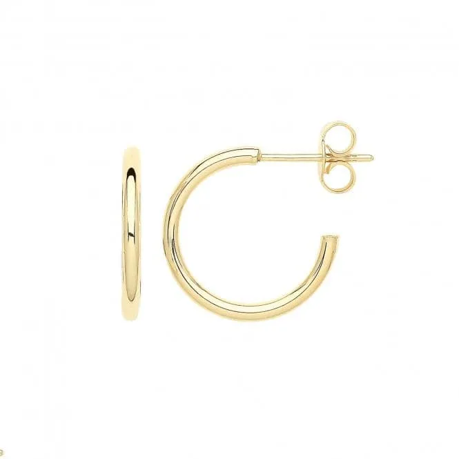 9ct Yellow Gold Hoop Earrings ER1190