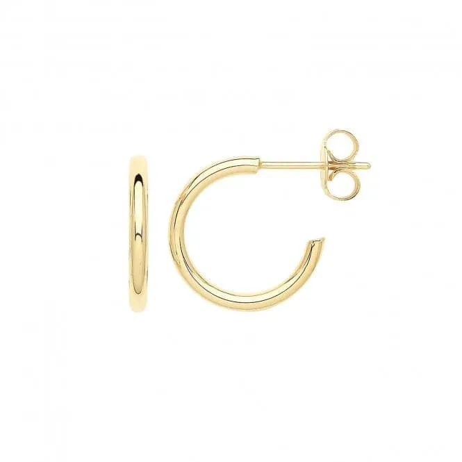 9ct Yellow Gold Hoop Earrings ER1190