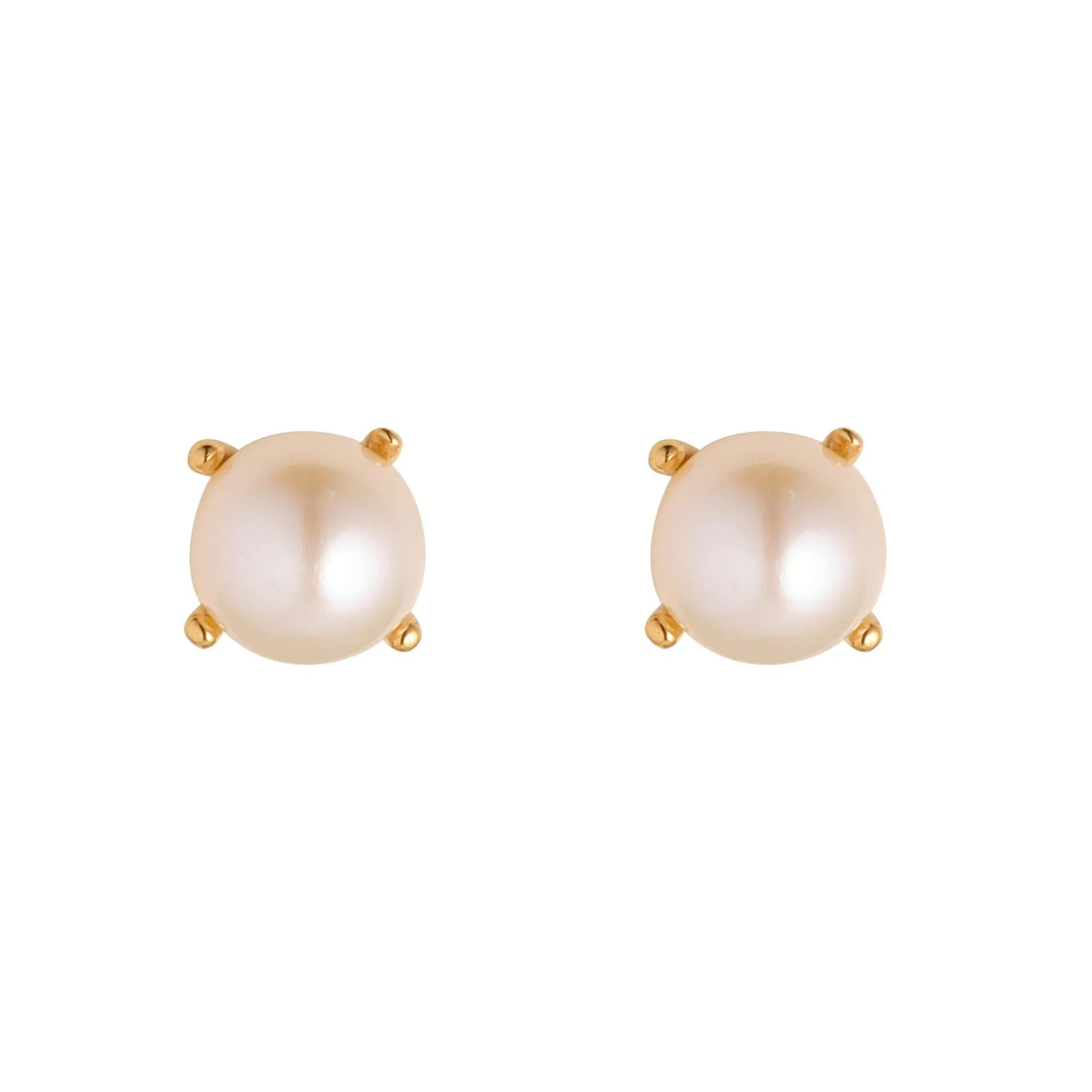 9kt Gold Pearl Stud Earrings