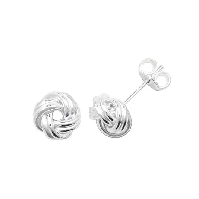 Acotis Silver Earrings Knot G5847