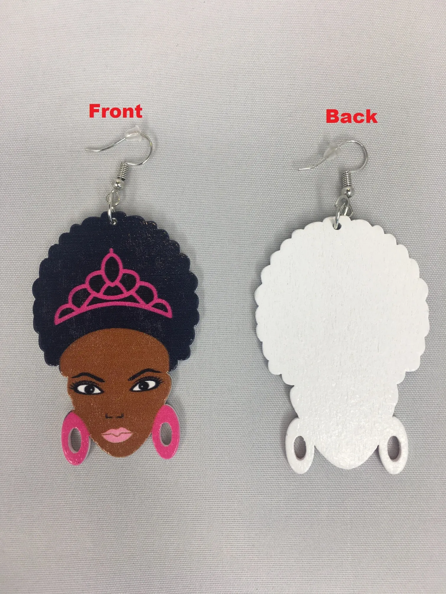 Afro Princess earrings | Natural hair earrings | Afrocentric earrings | jewelry | accessories