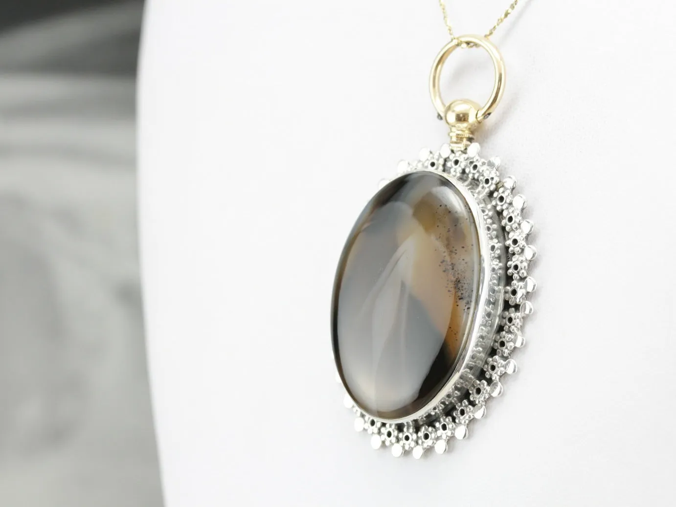 Agate Statement Pendant