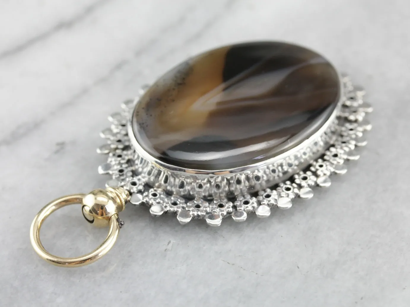 Agate Statement Pendant