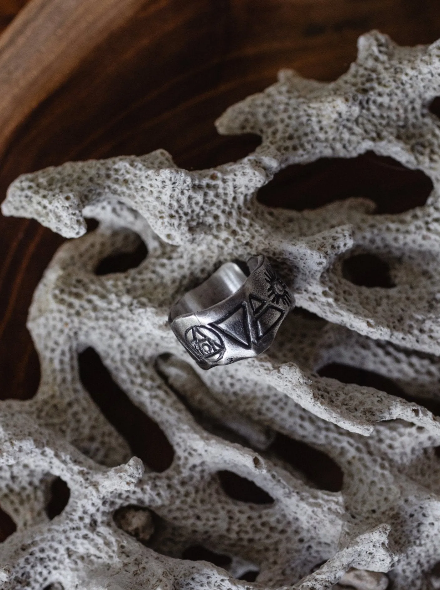 Alchemy 9 Elements Ring / 925 Silver