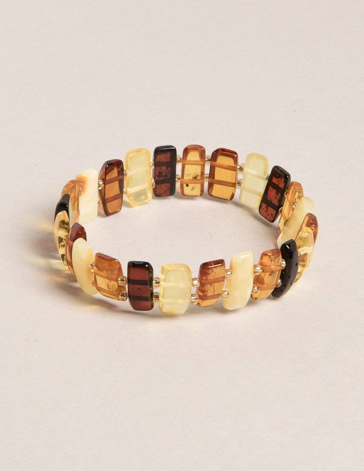 Amber Tri-Color Bracelet