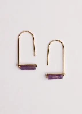 Amethyst Gemstone Drop