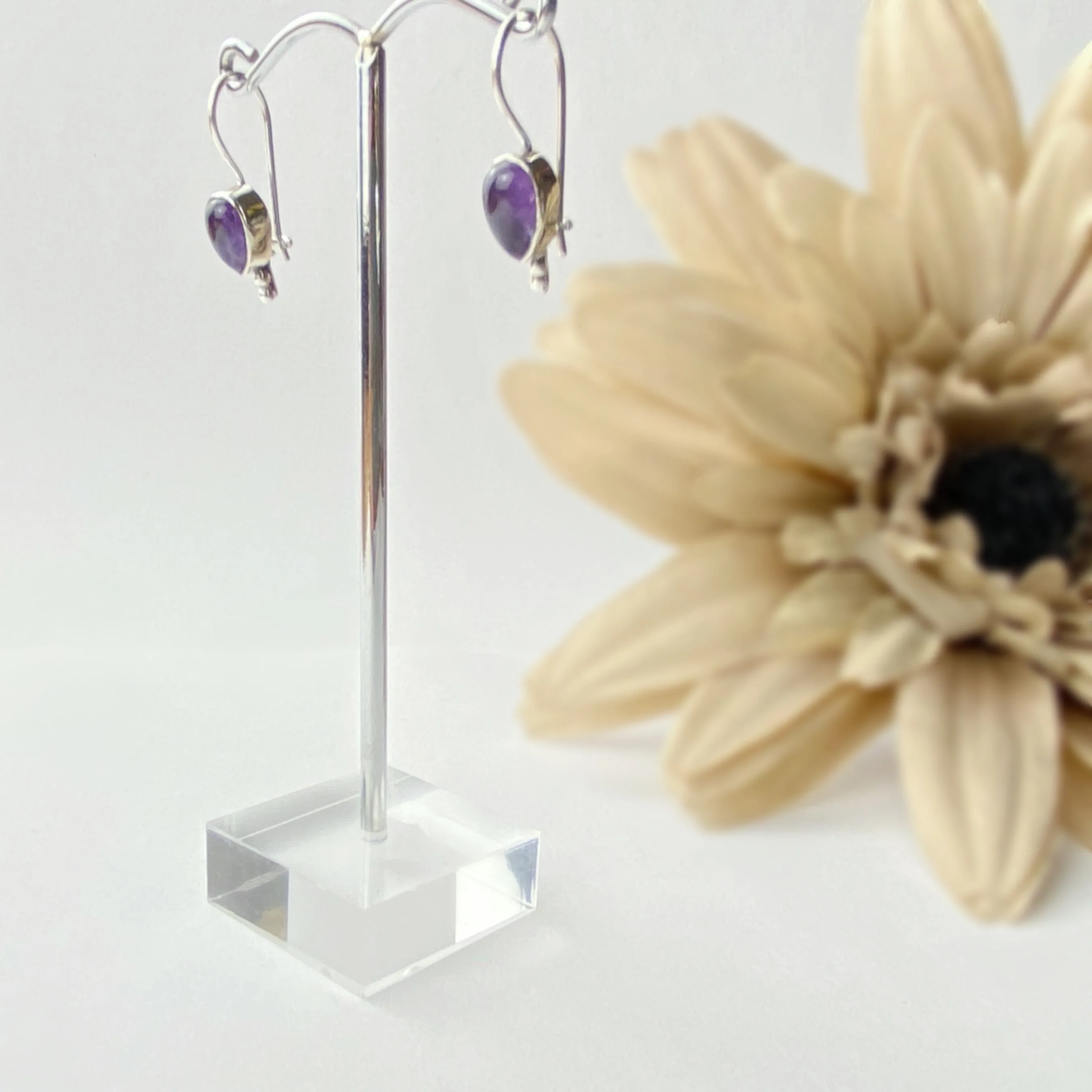 Amethyst Rain Earrings - SE111