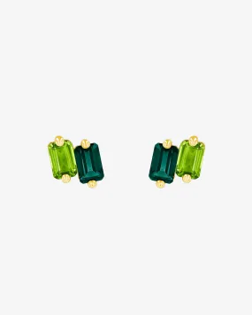 Ann Green Ombre Studs