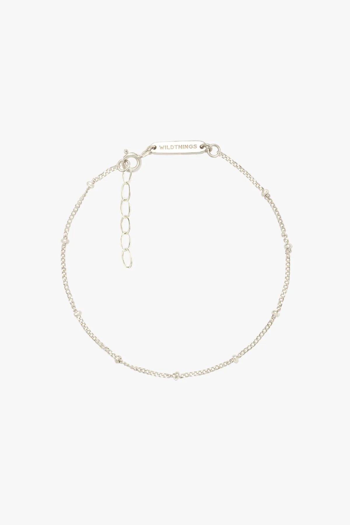 Armband Stud chain bracelet silber | wildthings