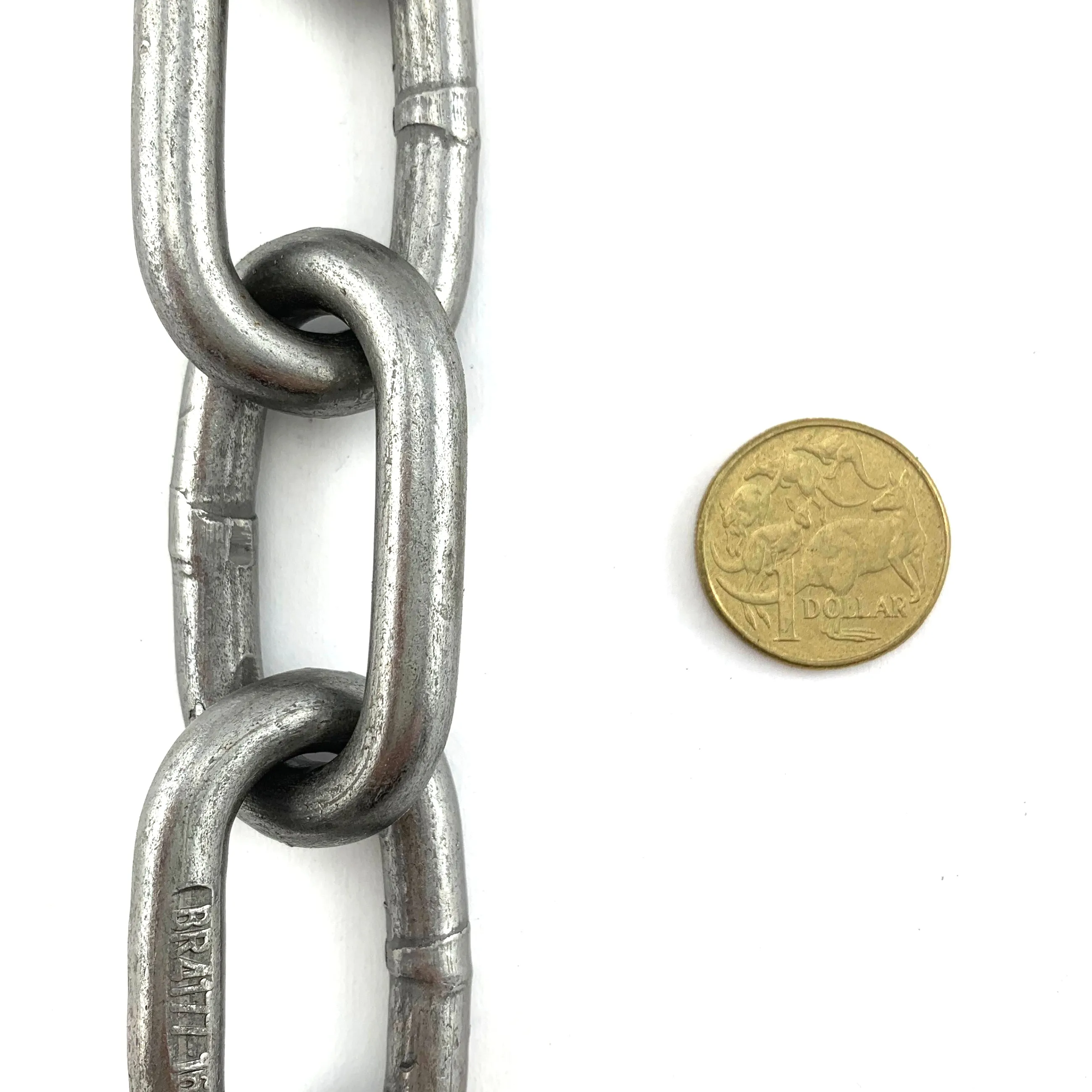 AS Plain Steel Trailer Chain 8mm x 25kg (21.5m)