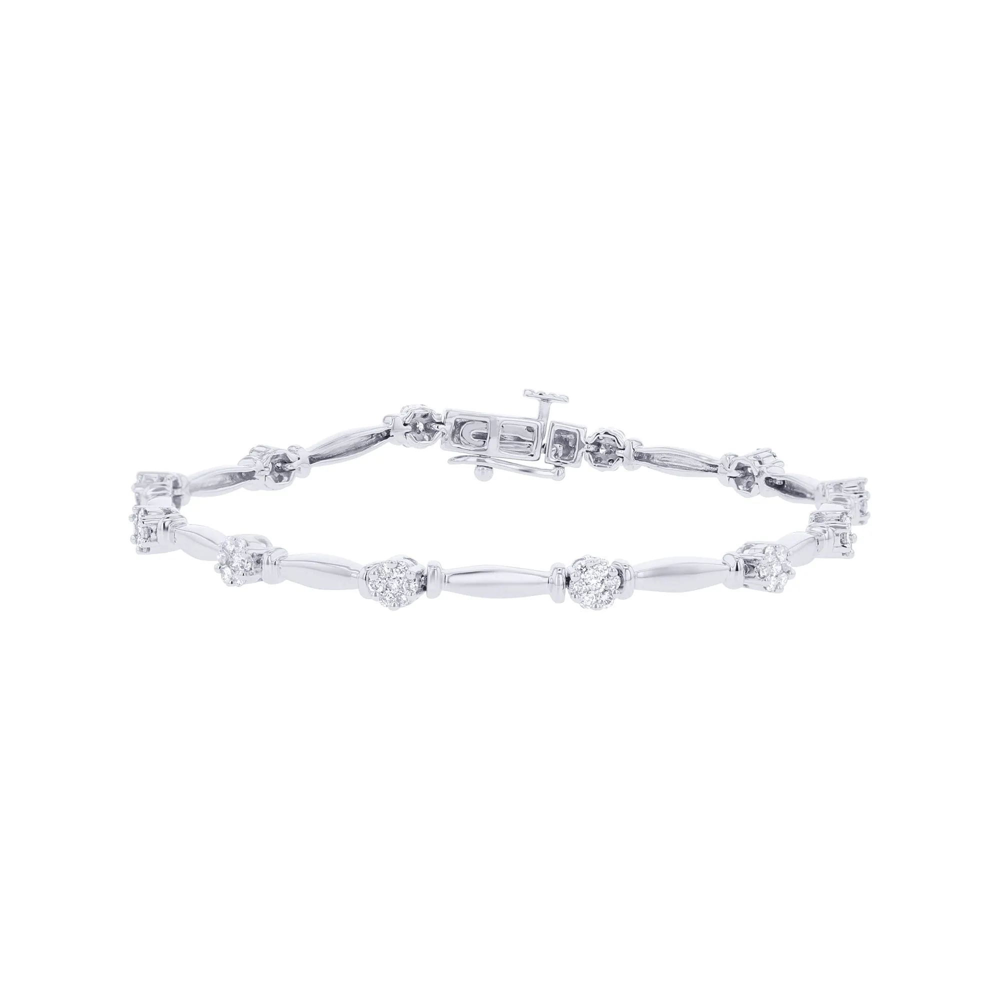 Atlantis Cluster Diamond Bracelet