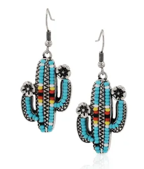 Attitude by Montana Silversmiths Blossoming Saguaro Earrings AER5563