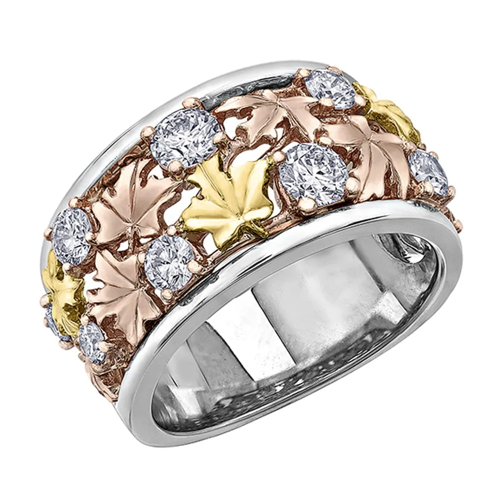 Autumn Leaves Canadian Diamond Ring