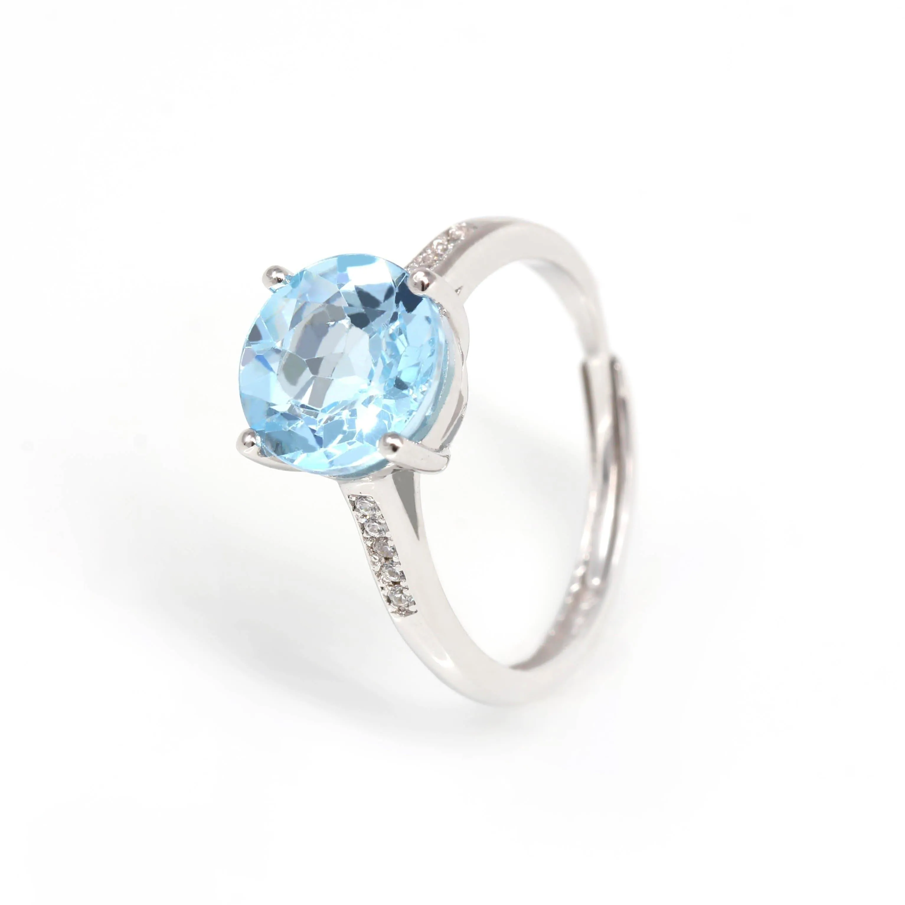 Baikalla™ Sterling Silver Sky Blue Topaz Ring