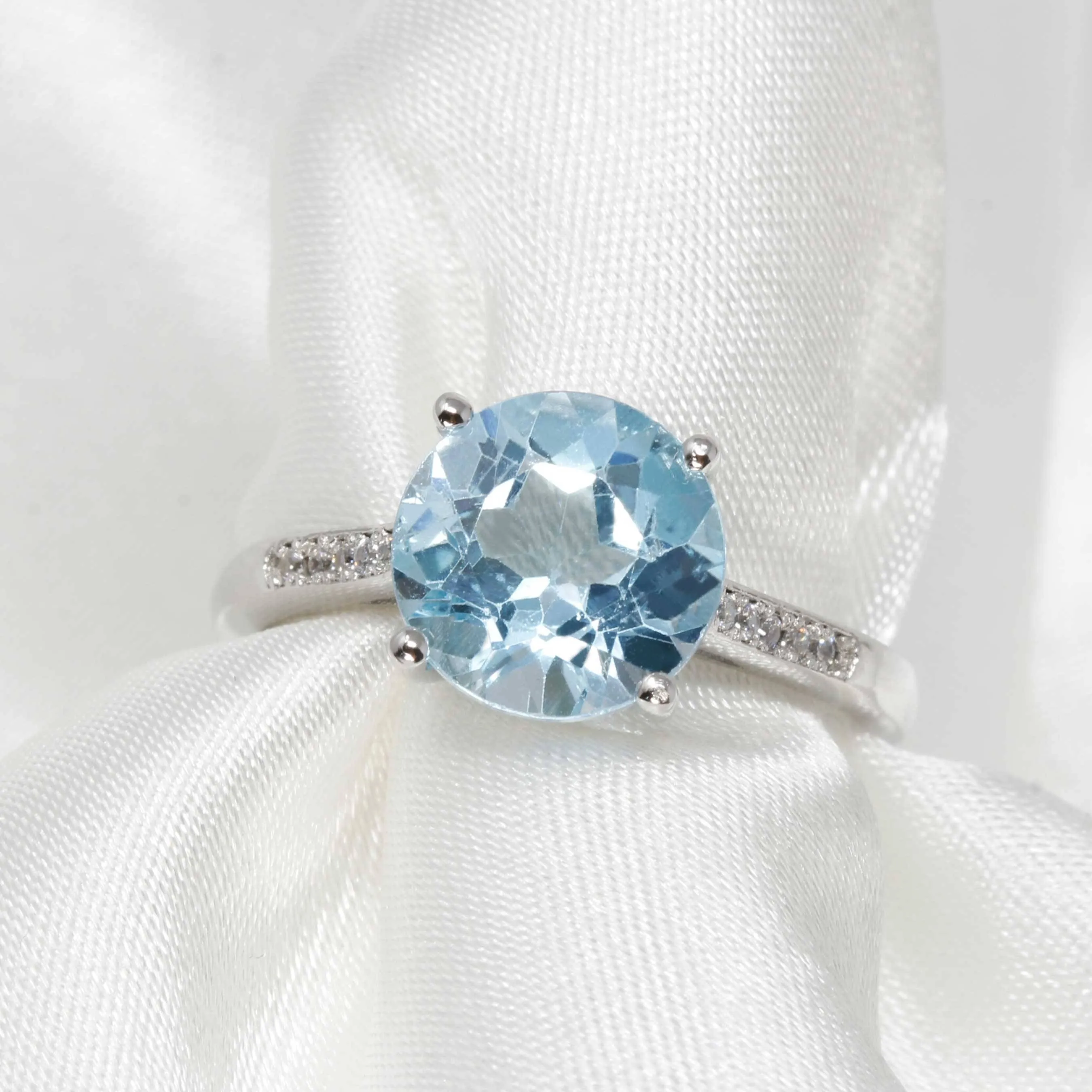 Baikalla™ Sterling Silver Sky Blue Topaz Ring