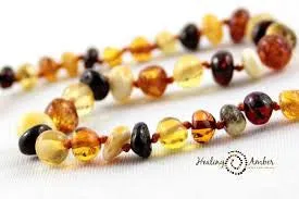 Baltic Amber Teething Necklaces - 13"