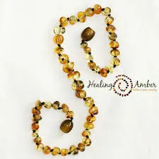 Baltic Amber Teething Necklaces - 13"