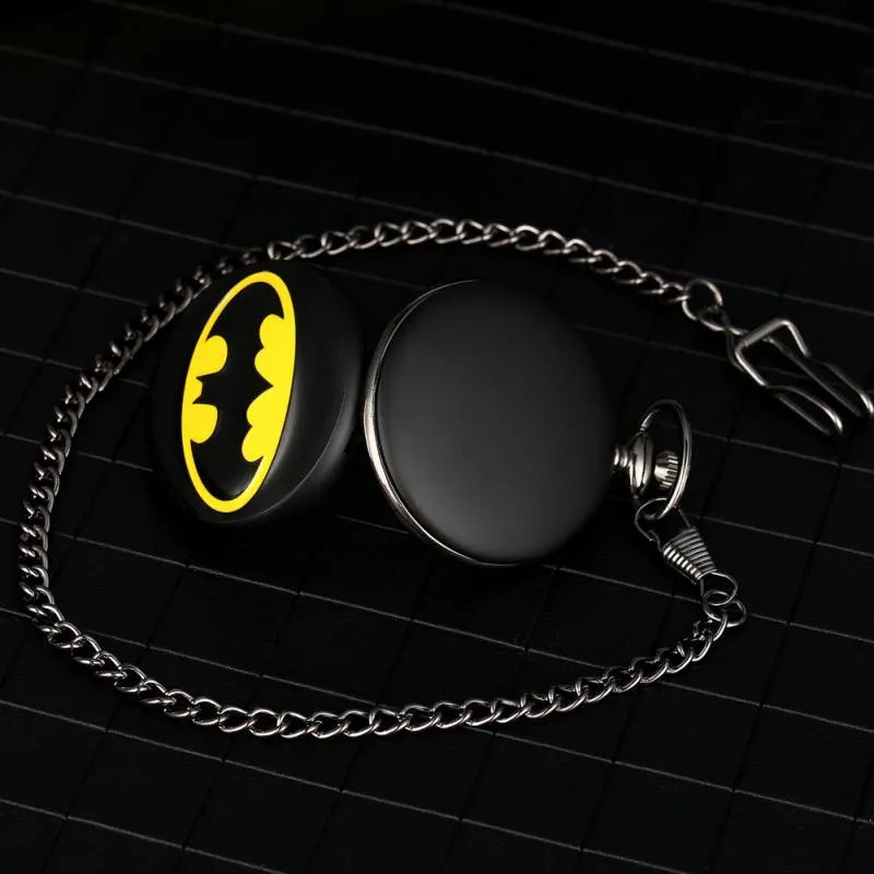 Black and Yellow Batman Logo Quartz Watch