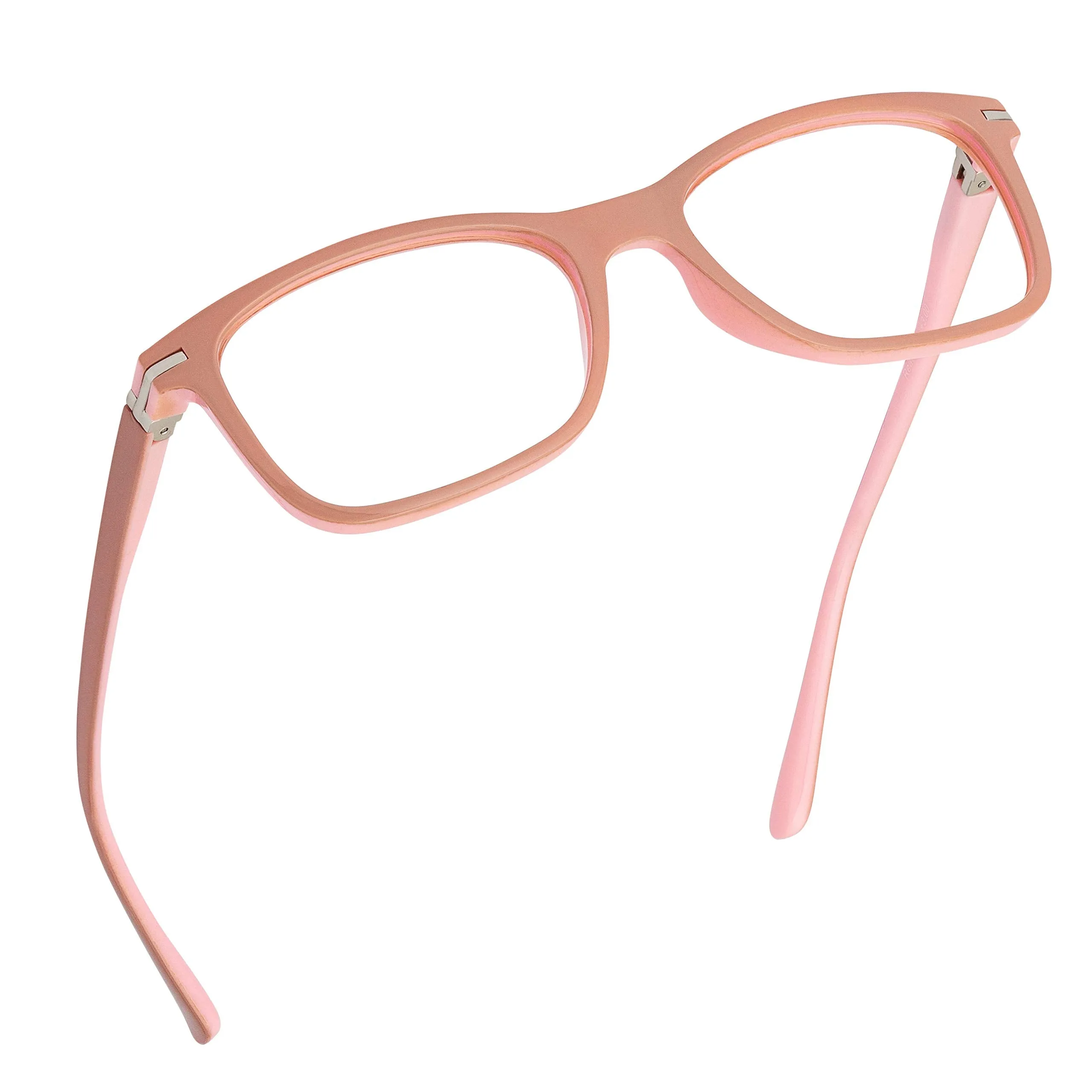 Blue-Light-Blocking-Reading-Glasses-Beige-Pink-3-50-Magnification-Computer-Glasses