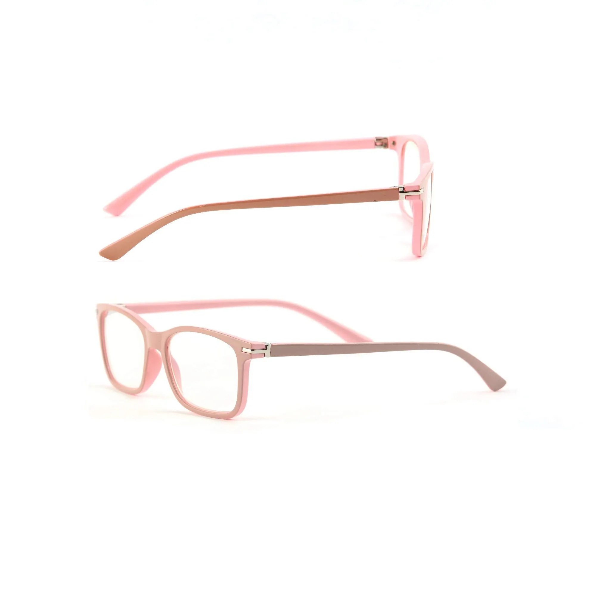 Blue-Light-Blocking-Reading-Glasses-Beige-Pink-3-50-Magnification-Computer-Glasses