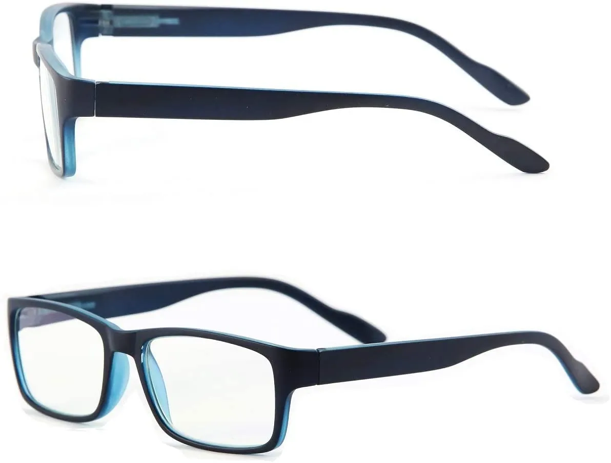 Blue-Light-Blocking-Reading-Glasses-Black-Blue-0-75-Magnification-Computer-Glasses