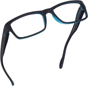 Blue-Light-Blocking-Reading-Glasses-Black-Blue-0-75-Magnification-Computer-Glasses