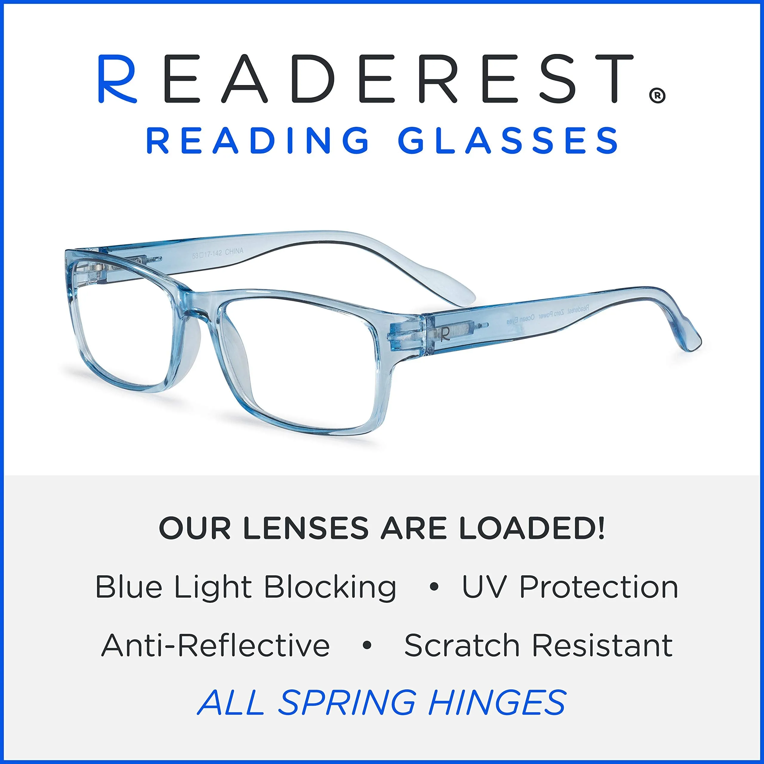 Blue-Light-Blocking-Reading-Glasses-Light-Blue-2-75-Magnification Anti Glare