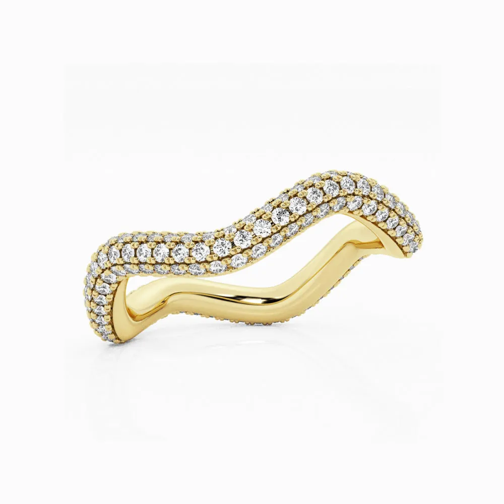 Bombë wavy ring