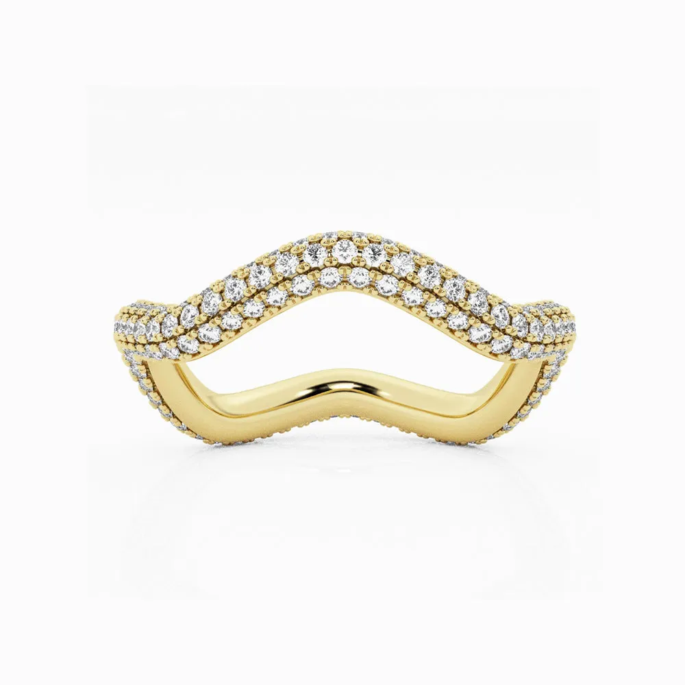 Bombë wavy ring