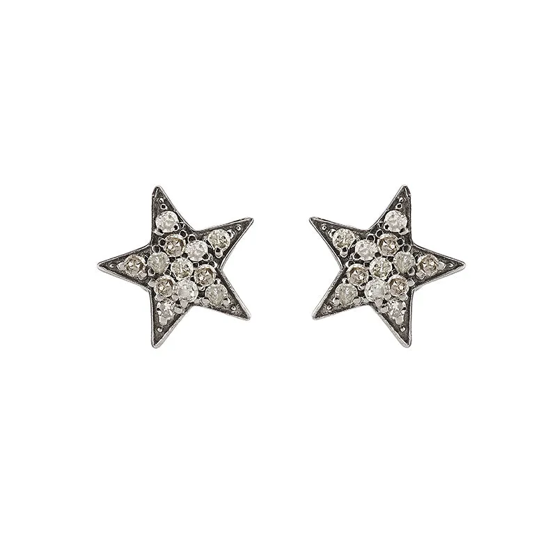 Brooklyn Diamond Pavé Star Studs