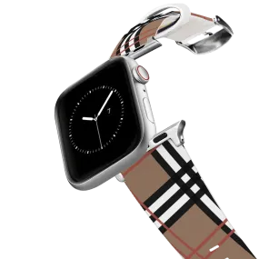 C4 Apple Watch Band (Khaki Plaid)